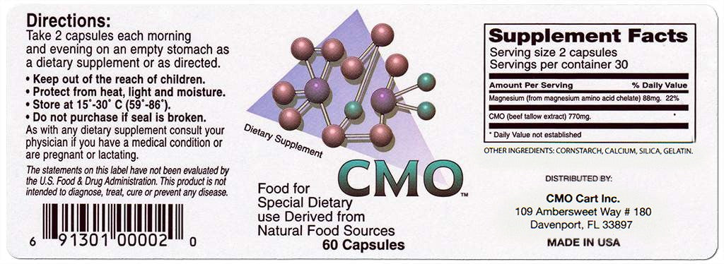 2 CMO 60 Capsule Bottles