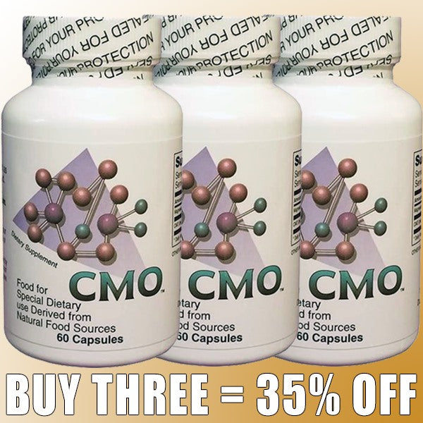 3 CMO 60 Capsule Bottles